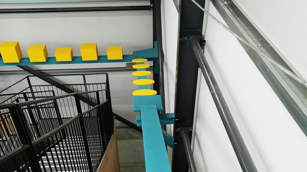 Reto de agilidad en altura